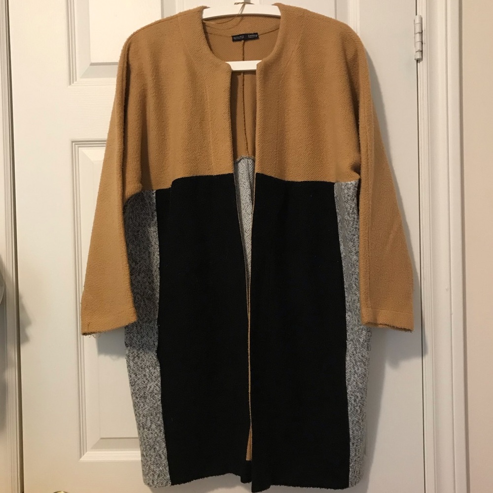 Zara Color block coat